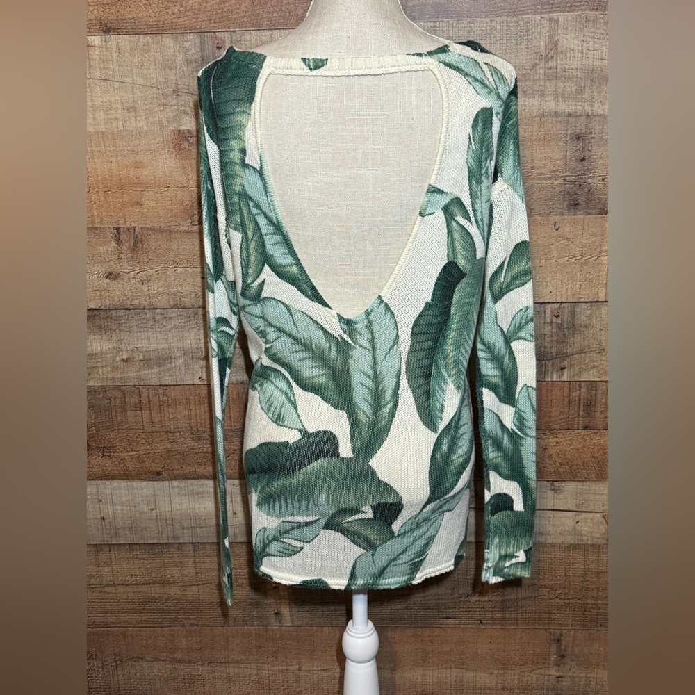 🌻 Show Me Your Mumu Ryan Rene Reversible Sweater Palmtini Knit Women's size XS - Picture 4 of 10